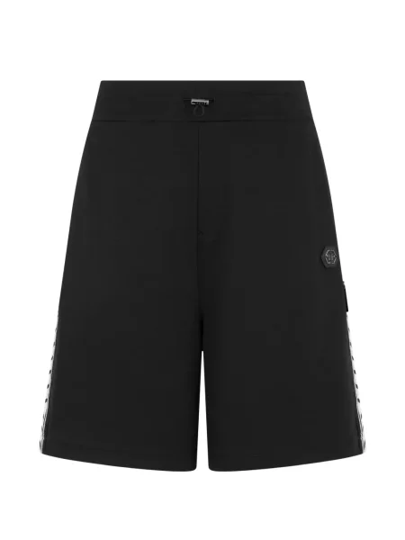 Шорти Philipp Plein на райета черно