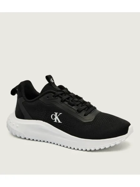 Női cipők Calvin Klein Eva Runner Drawstring Mix MG black/bright white. Méret: 37 EU fekete