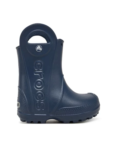 Gumijasti škornji Crocs Handle It Rain Boot T Mornarsko modra