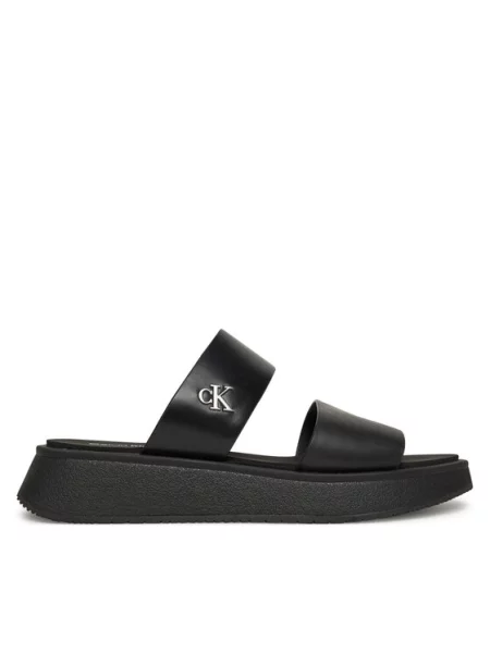 Sneakers Calvin Klein Jeans Sandal Slide Double Black EUR 37 μαύρο