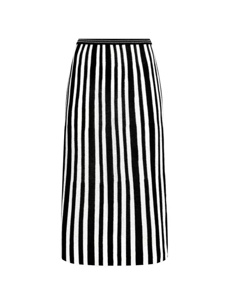 Fustă midi Proenza Schouler White Label tricotate alb
