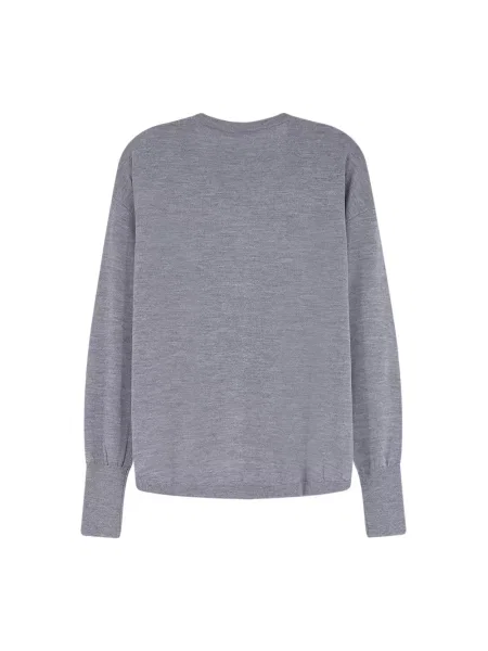 Sweter Aspesi wełniany szary