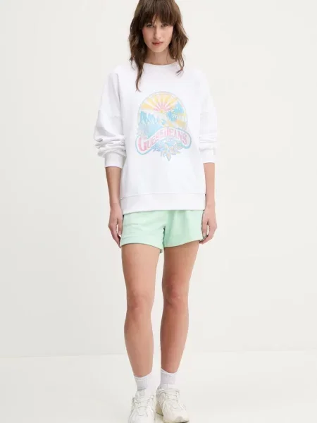 Guess Jeans bluza z nadrukiem biały