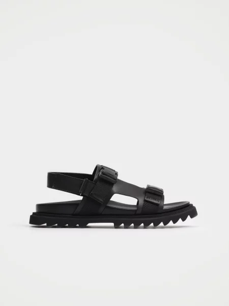 Шкіряні Сандалії Respect чорний