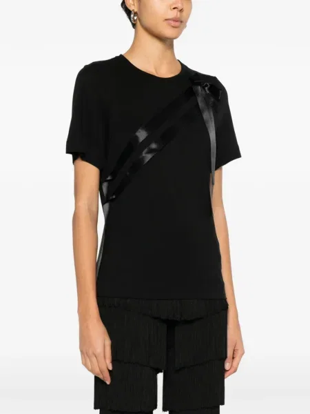 Tricou Simone Rocha cu funde negru