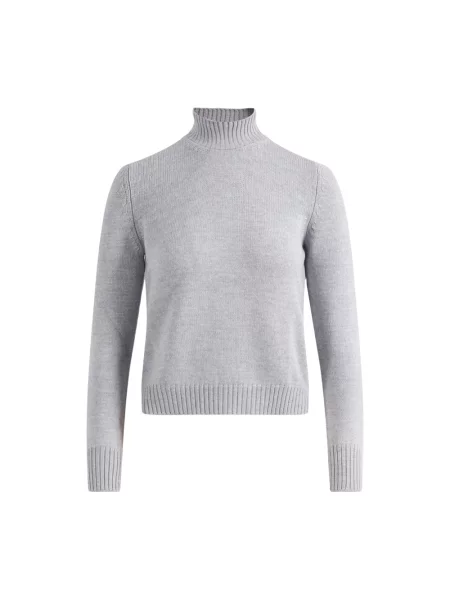 Sweter Gran Sasso wełniany szary