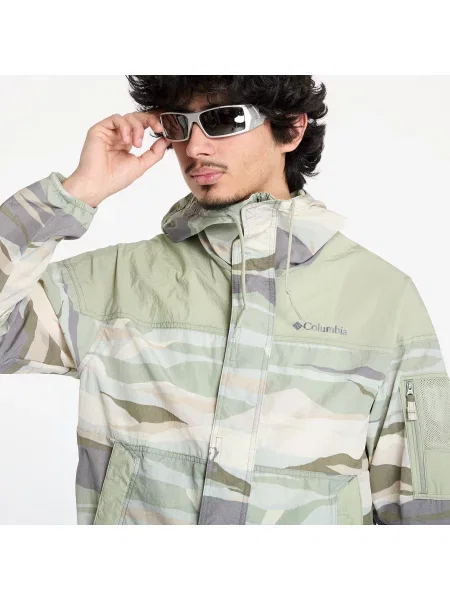Яке за спортове на открито Columbia Challenger Novelty Windbreaker зелено