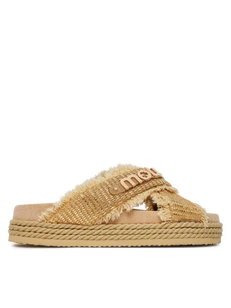 Pantofi Mou din piele bej