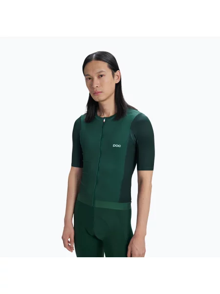 Футболка велосипедна POC Cadence Jersey pargasite green зелена
