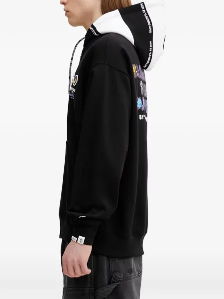 Bluza z kapturem dziecięca Aape By A Bathing Ape czarna