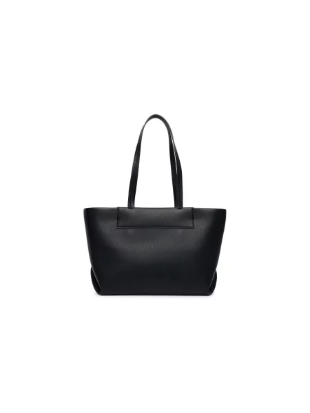 Shopper kabelka Armani Exchange z ekologickej kože čierna