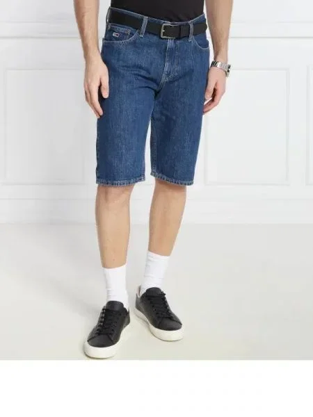 Tommy Jeans De blugi pantaloni scurți Ryan albastru