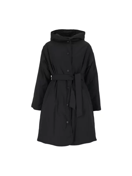 Długi płaszcz Weekend Max Mara czarny