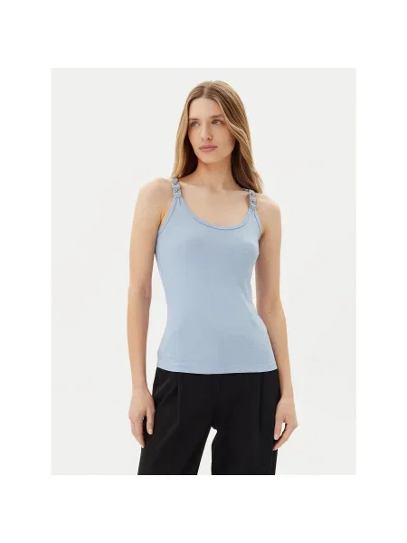Morgan Felső Slim Fit kék