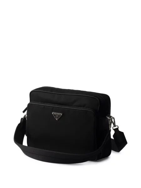 Geanta crossbody Prada cu autograf negru