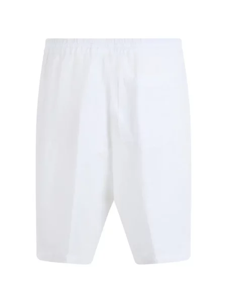 Pantaloni scurți 120% Lino cu cordon alb