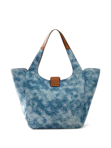 Geantă shopper Guess albastru