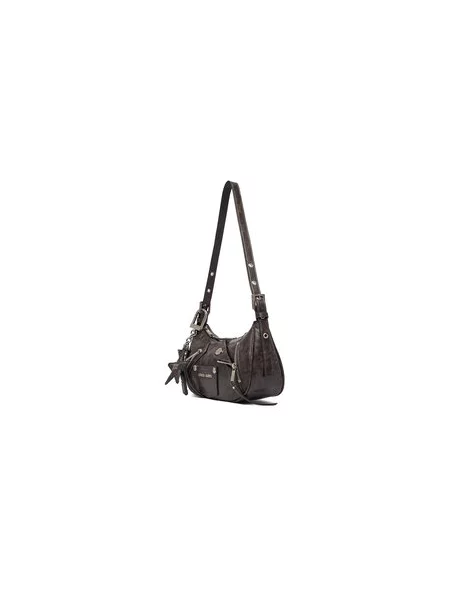 Ročna torba Guess Jeans Temno siva