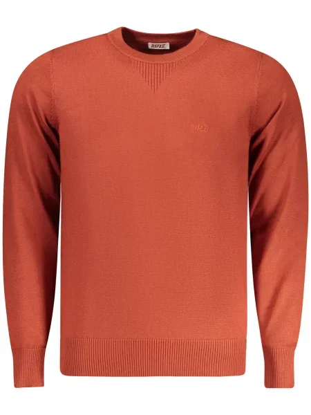 Pulover Rifle z V-izrezom rjava