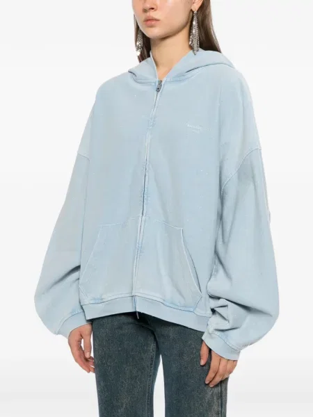 Hanorac cu glugă Alexander Wang albastru