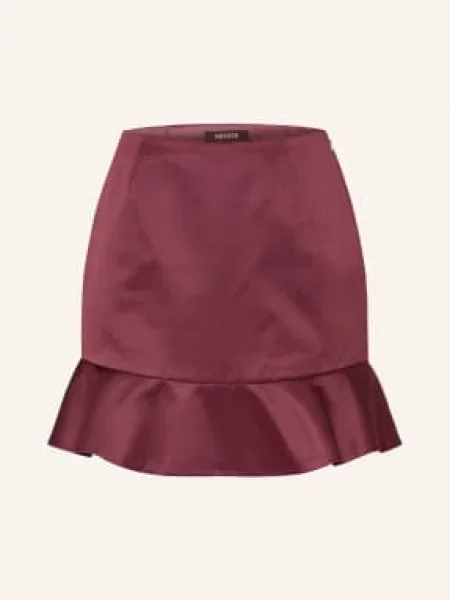 Rotate Satynowa Spódnica rot brązowa