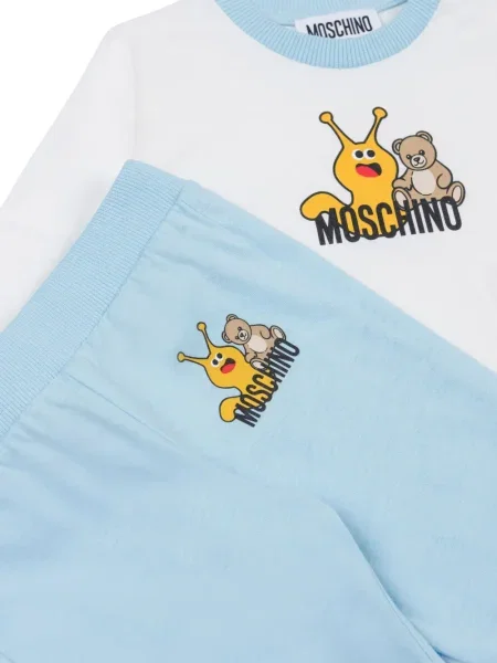 Komplet dresowy dziecięcy Moschino biały