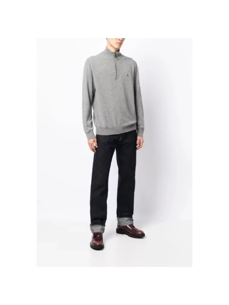 Polo Ralph Lauren sweter wełniany szary