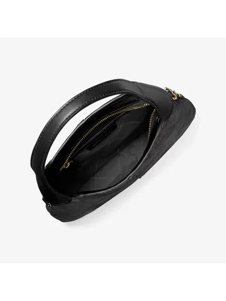 Mała torebka Michael Kors zamszowa czarna