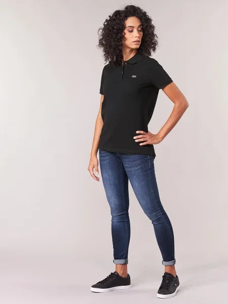 Tricou polo Lacoste negru