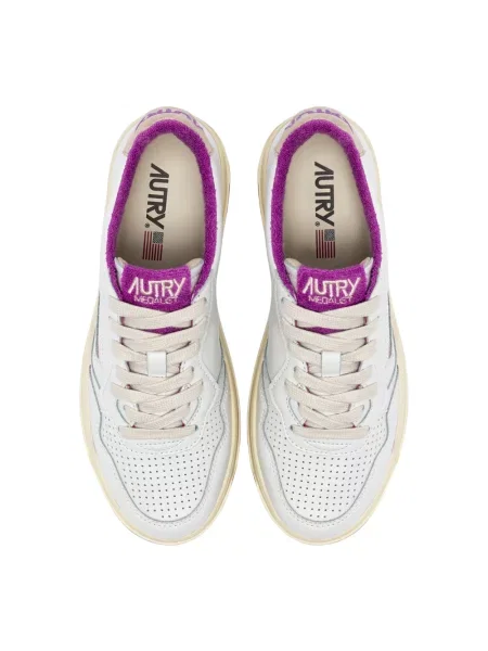 Sneakersy Autry zamszowe białe