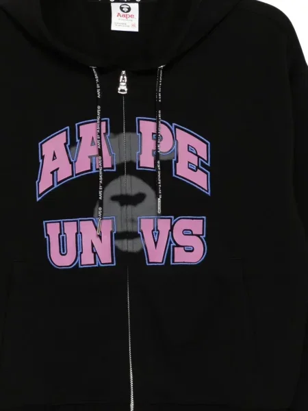 Hanorac cu glugă Aape By A Bathing Ape negru