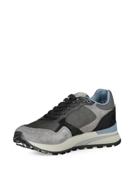 Sneakerși Blauer din piele de căprioară gri