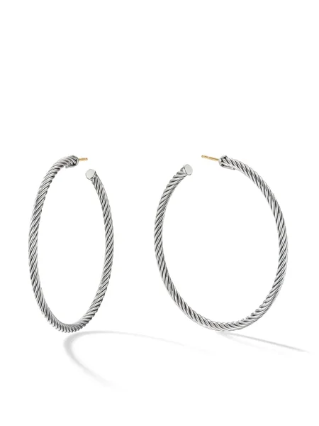 Cercei David Yurman argintiu