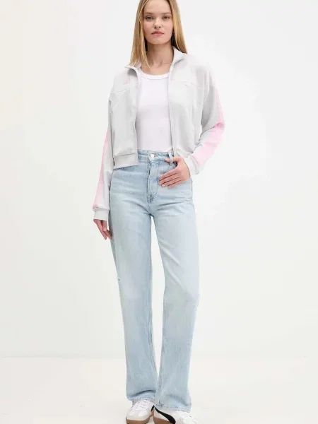 Свитер Adidas с аппликацией бежевый