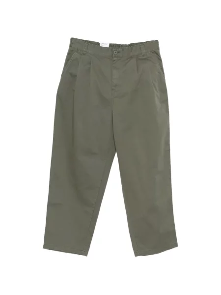 Pantaloni Carhartt Wip plisate verde