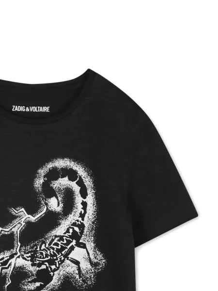 Koszulka dziecięca Zadig & Voltaire czarna