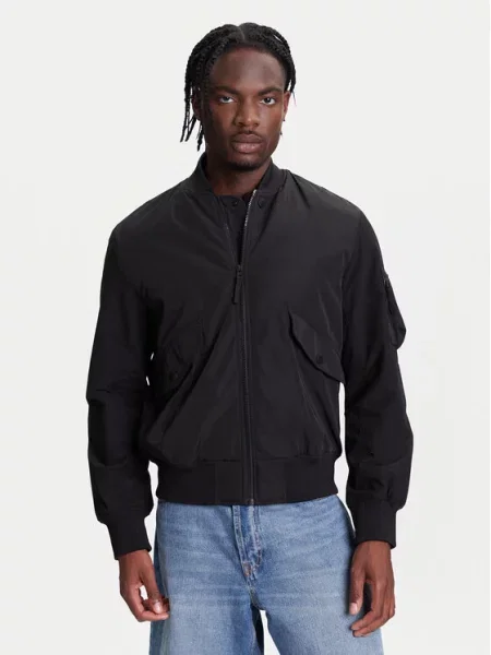 Bomber jakna United Colors Of Benetton črna