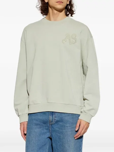 Pulover Allsaints cu autograf verde