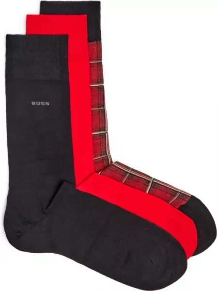 BOSS BLACK Șosete 3P Giftset Winter CC negru