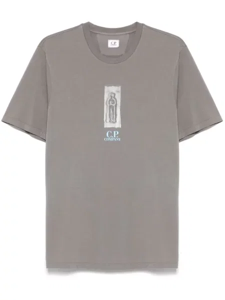 Tricou C.p. Company cu imagine gri