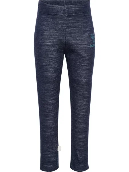 Legginsy dla dziewczynki Hummel Wolly niebieskie