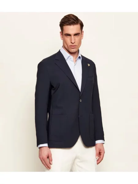 Tombolini Gyapjú zakó Zero Gravity kék