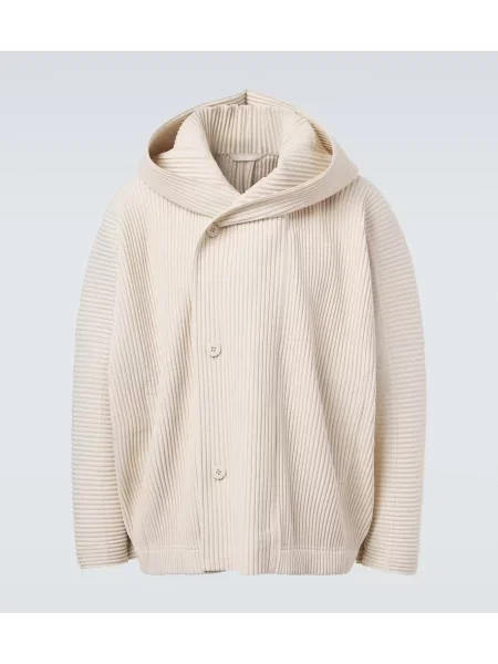 Двуредна жилетка Homme Plissé Issey Miyake бежово