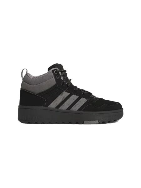 ADIDAS SPORTSWEAR Sportovní boty HOOPS MID J světle šedá černá