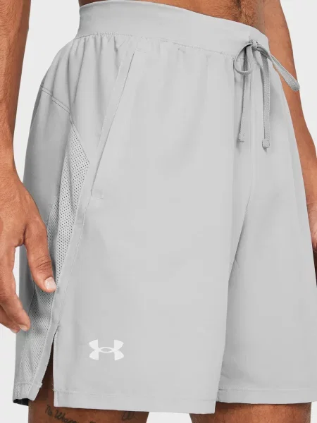 Без подкладки спортивные шорты Under Armour серые