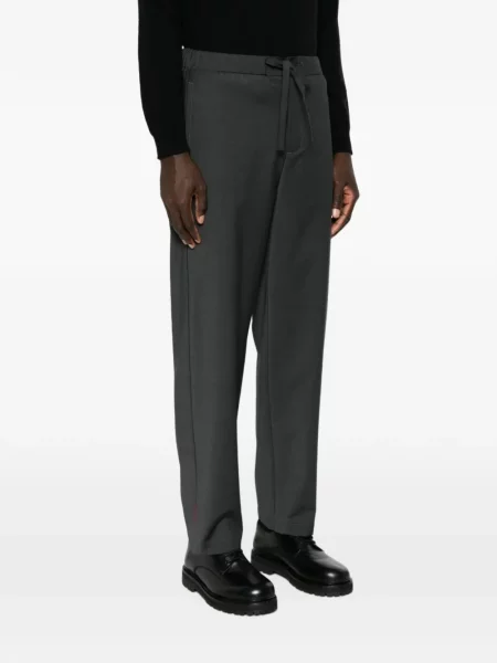 Pantaloni Amaranto cu cordon gri