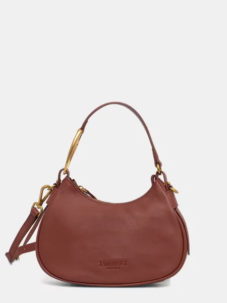 Geanta hobo Twinset din piele
