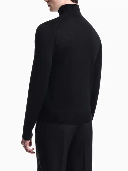 Вовняний Светр Emporio Armani чорний