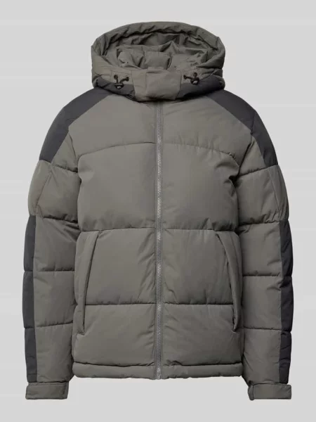 Kurtka pikowana z kapturem model ‘AERO’ Jack & Jones