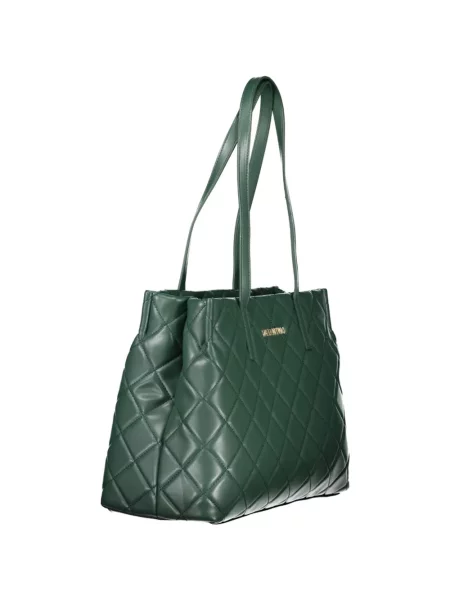 Matlasat geantă shopper Mario Valentino verde